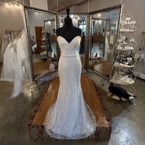 Sample Tara Keely Sheath Bridal Gown
